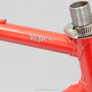 52.5cm Pinarello Veneto Classic Italian Steel Road Bike Frame Set - Pedal Pedlar - Bike Frames For Sale