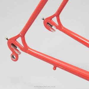 52.5cm Pinarello Veneto Classic Italian Steel Road Bike Frame Set - Pedal Pedlar - Bike Frames For Sale