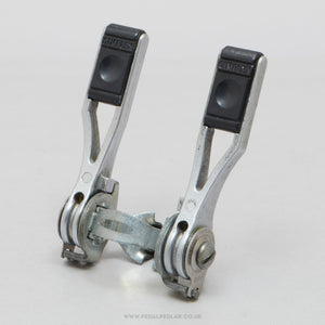 Simplex Silver Range (SJ 6211) Touring Vintage Clamp-On Downtube Shifters - Pedal Pedlar - Bike Parts For Sale