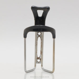 REG 1970 Competition Steel Vintage Chrome Bottle Cage - Pedal Pedlar - Cycle Accessories For Sale