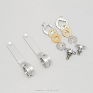 Campagnolo Triomphe (0118042 / 0118043) Vintage Braze-On Downtube Shifters - Pedal Pedlar - Bike Parts For Sale